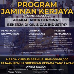 Kursus Semi Skills Dan Jaminan Kerja Oil and Gas